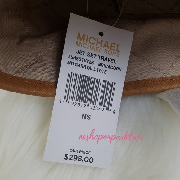 SOLD!! Michael Kors Jet Set Medium Carryall Tote - Picture 7 of 8